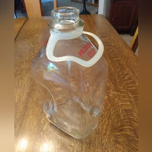 Vintage Half Gallon Glass Jug